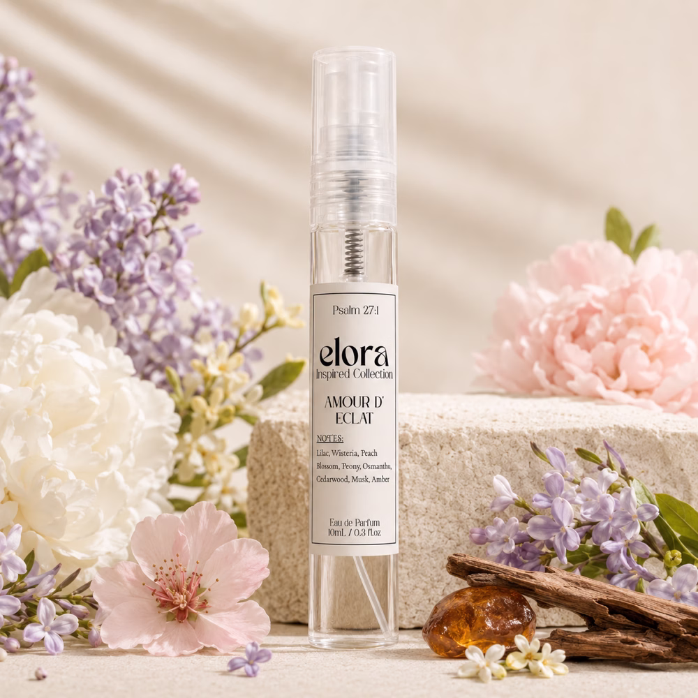 An Elora bottle in soft daylight